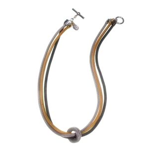 🔥3-Strand Mesh Necklace with Floating Rings